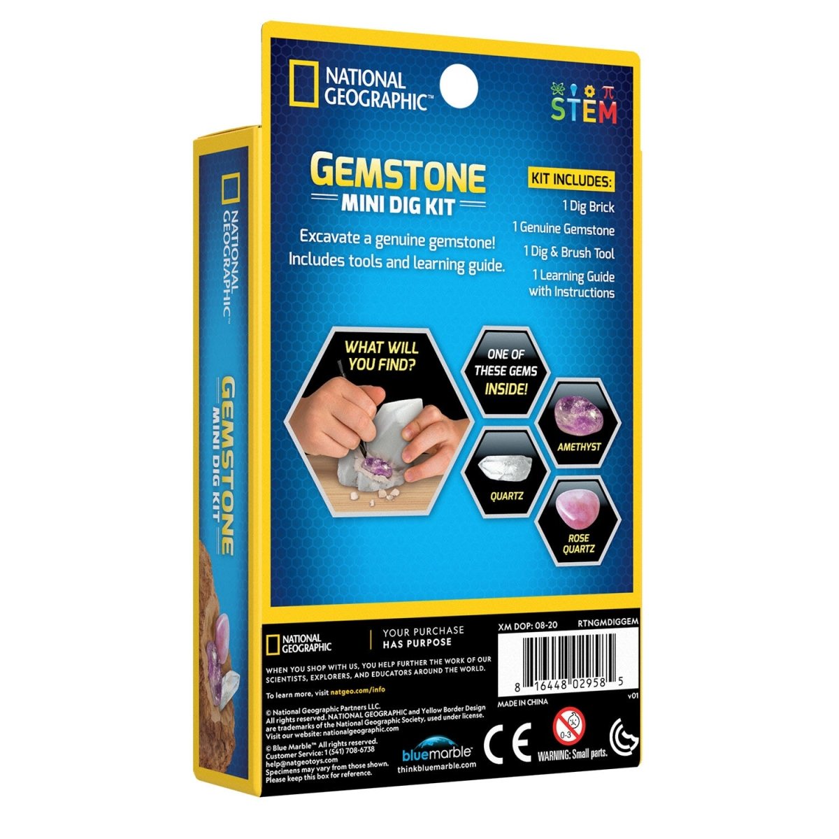 NG CARDED GEMSTONE MINI DIG KIT - Premium for Kids in Qatar | Toysaro.com